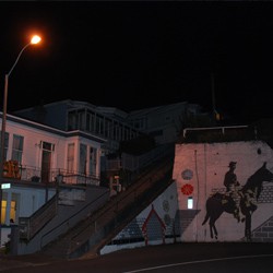 Hopper St by night, 2015.