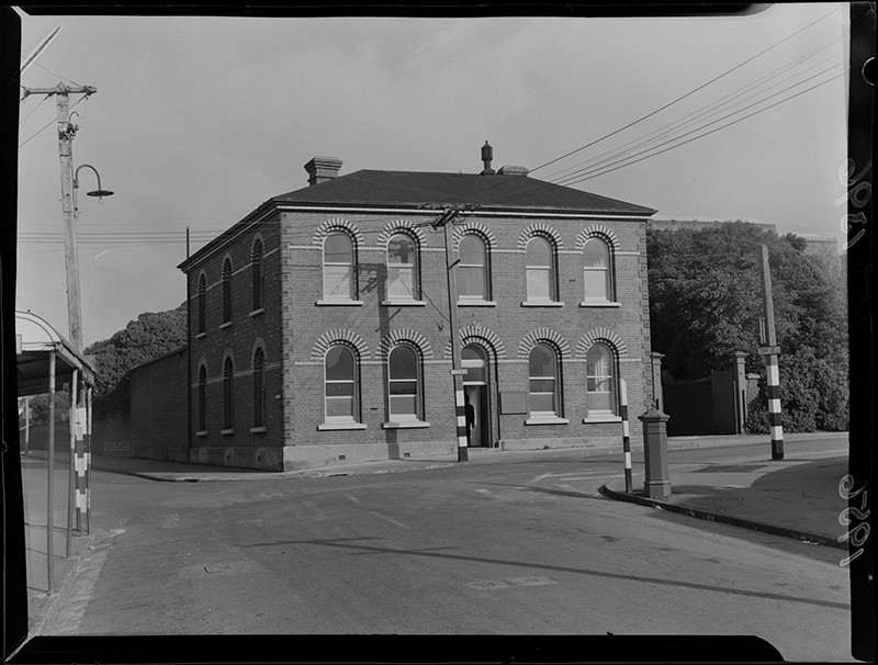 Former Mount Cook Police Station, Buckle Street, Wellington, 1956.